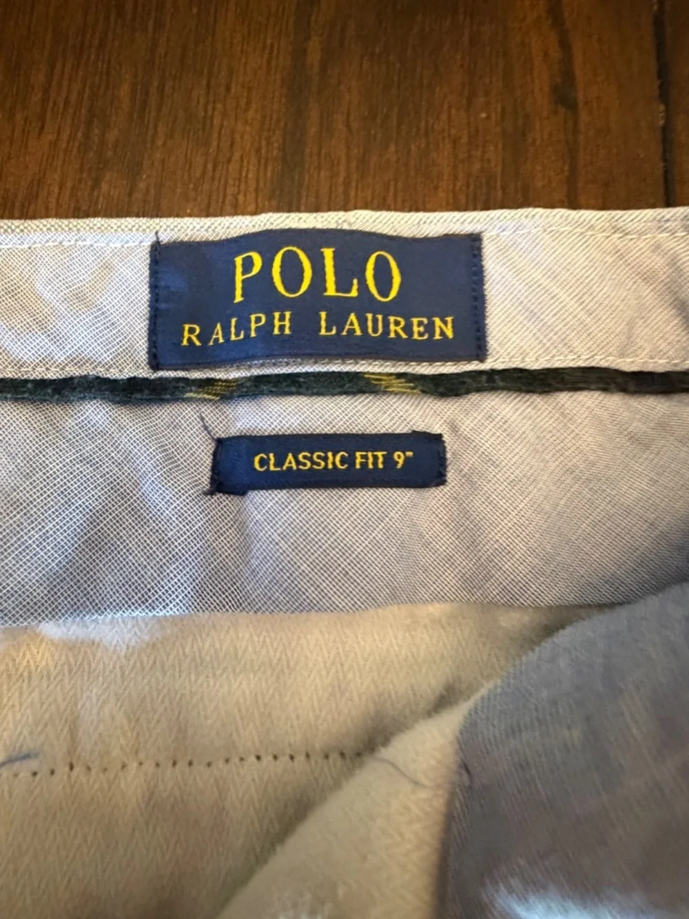 Polo Ralph Lauren Men's Casual Light Blue Cotton Shorts, Mid-Rise Size 32